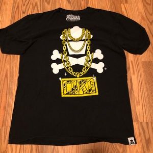 Johnny cupcakes bling CAKE T shirt rare htf size large